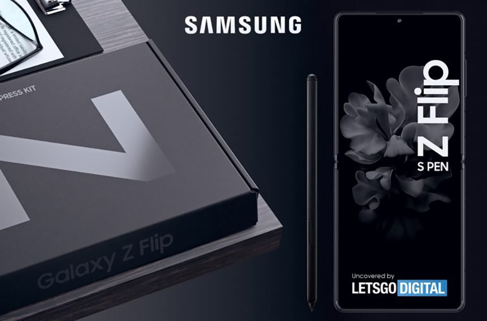 Galaxy Z Flip trong tương lai có thể được Samsung trang bị bút S Pen