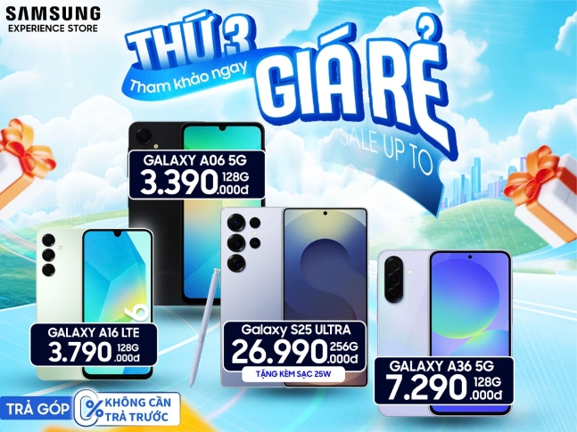 Thứ 3 giá rẻ